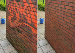 Gevelreiniging voor en na